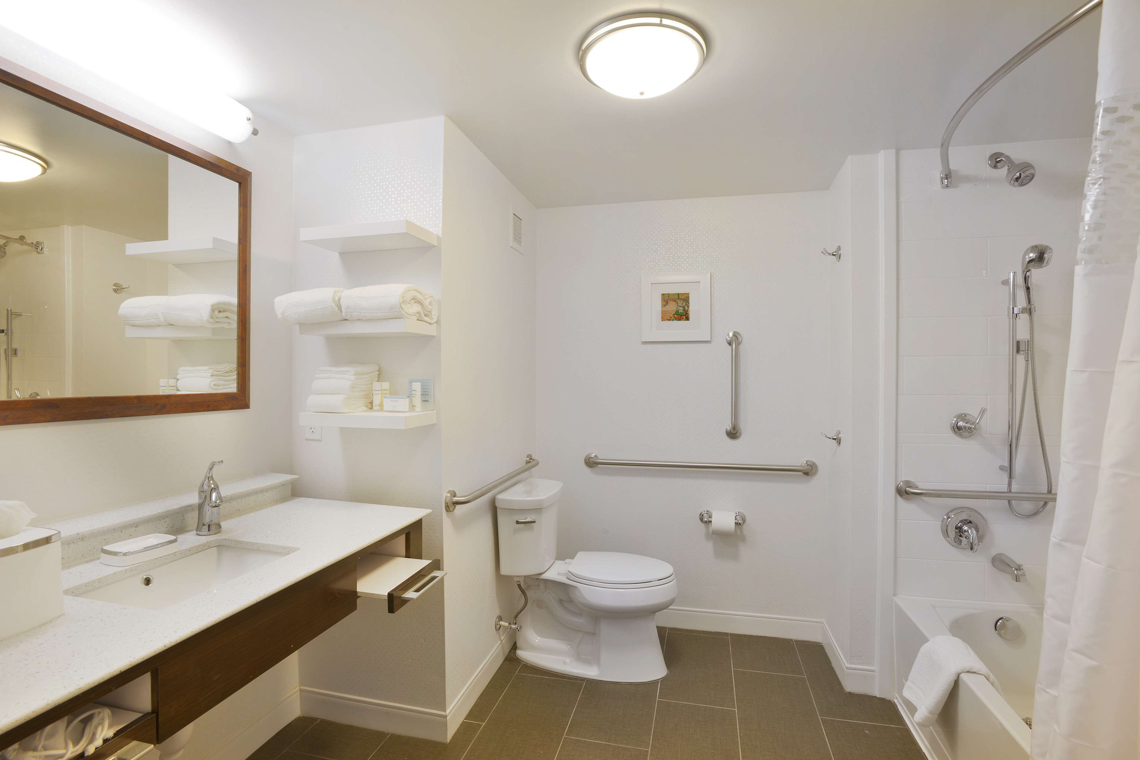 free toiletries, hair dryer, towels, soap