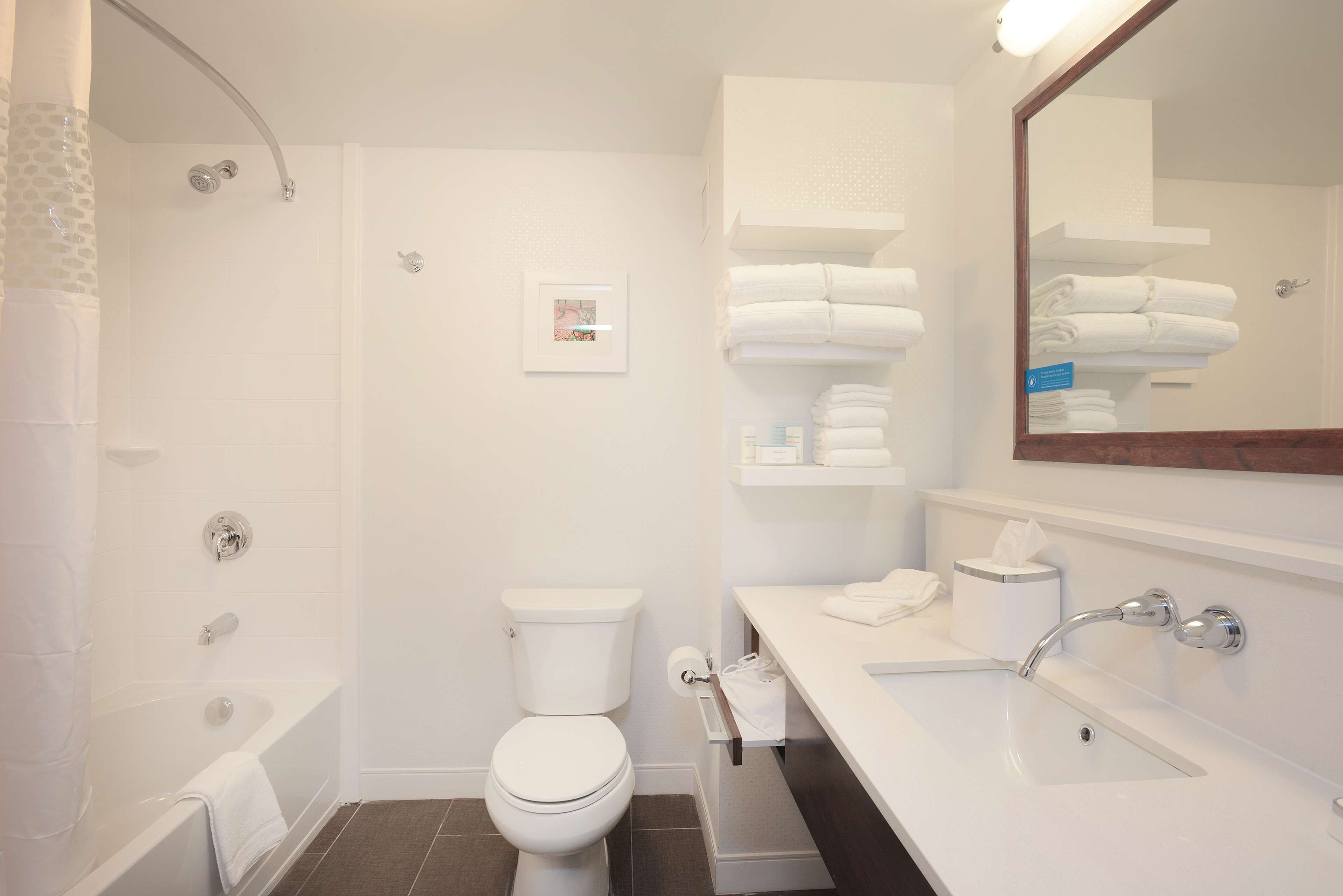 free toiletries, hair dryer, towels, soap