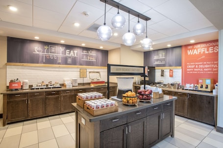 Free daily buffet breakfast