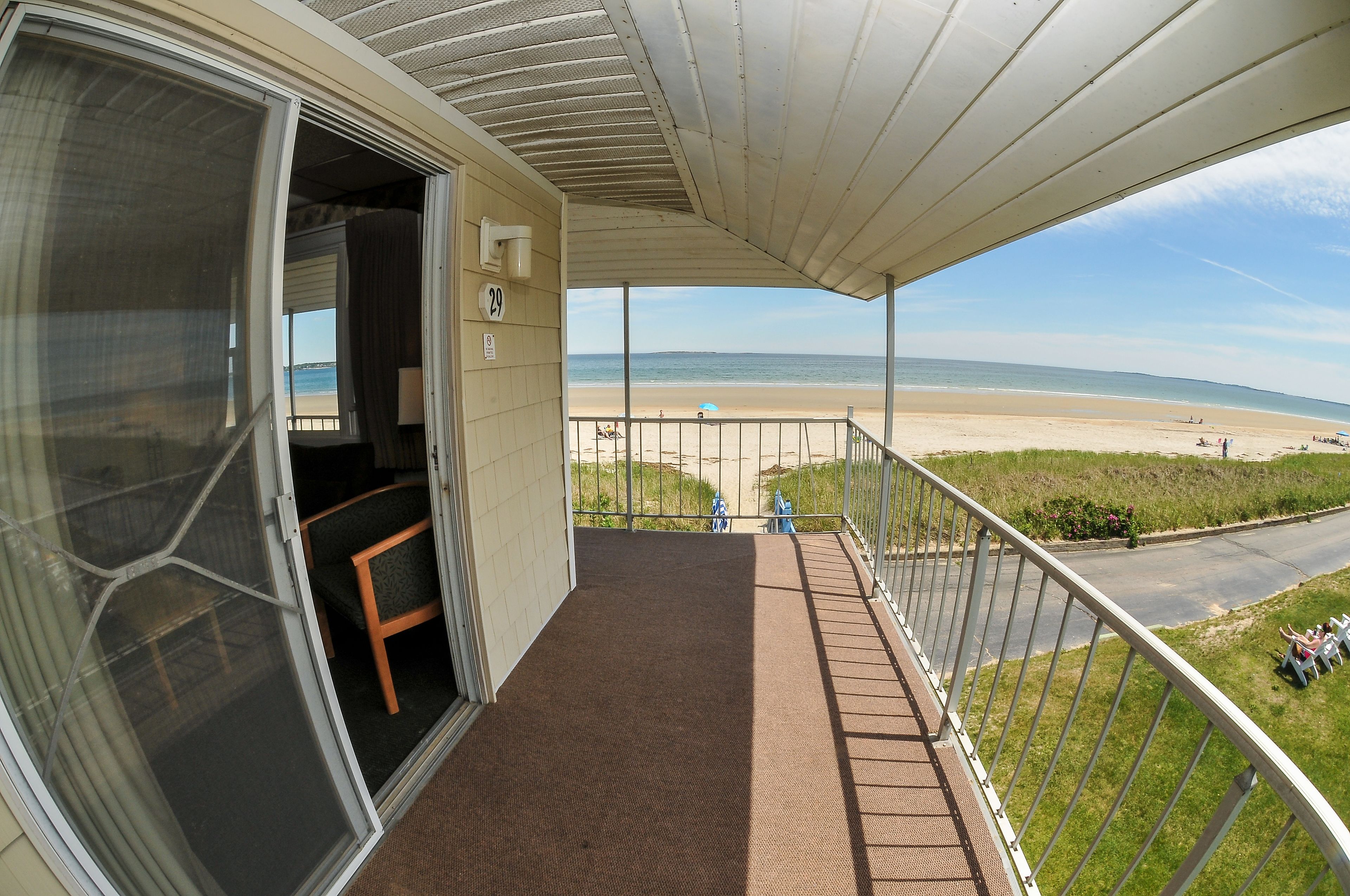 C-Section Suite, King size bed + sofa queen bed, second floor with balcony, oceanfront | Balcony view