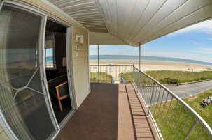 C-Section Suite, King size bed + sofa queen bed, second floor with balcony, oceanfront | Balcony view