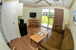 32-inch flat-screen TV with cable channels, TV - Friendship Oceanfront Suites (Old Orchard Beach)