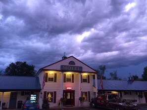 Front of property - evening/night