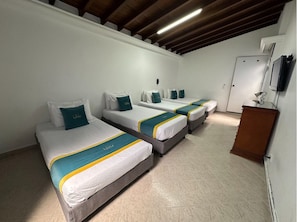 Quadruple Room | Egyptian cotton sheets, premium bedding, minibar, in-room safe