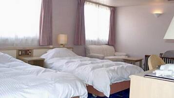 Desk, free wired internet