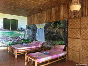 Family Room | Minibar, in-room safe, soundproofing, bed sheets - Bohol Lahoy Dive Resort (Guindulman)