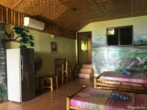 Family Room | Minibar, in-room safe, soundproofing, bed sheets - Bohol Lahoy Dive Resort (Guindulman)