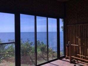 Deluxe Room, Sea View | View from room - Bohol Lahoy Dive Resort (Guindulman)