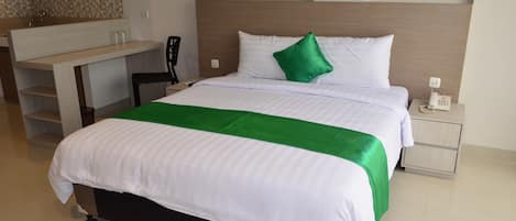 Kamar Superior | Meja kerja, setrika/meja setrika, dan Wi-Fi gratis