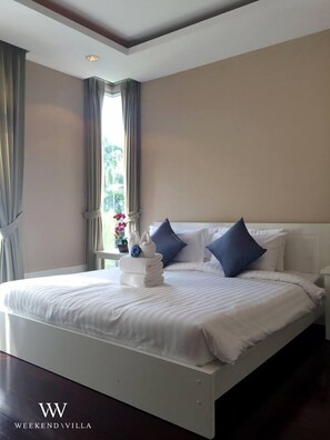 Villa, 4 habitaciones | Ropa de cama de alta calidad y decoración personalizada 