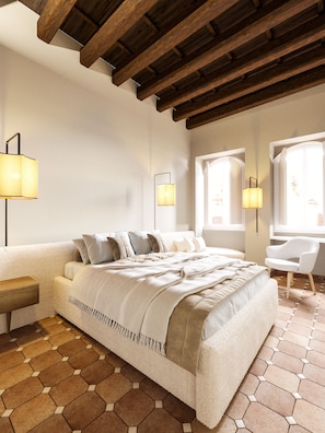 Maison Exclusive, 3 chambres, bain à remous, vue ville (Indipendent Historical Building) | Vue de la chambre