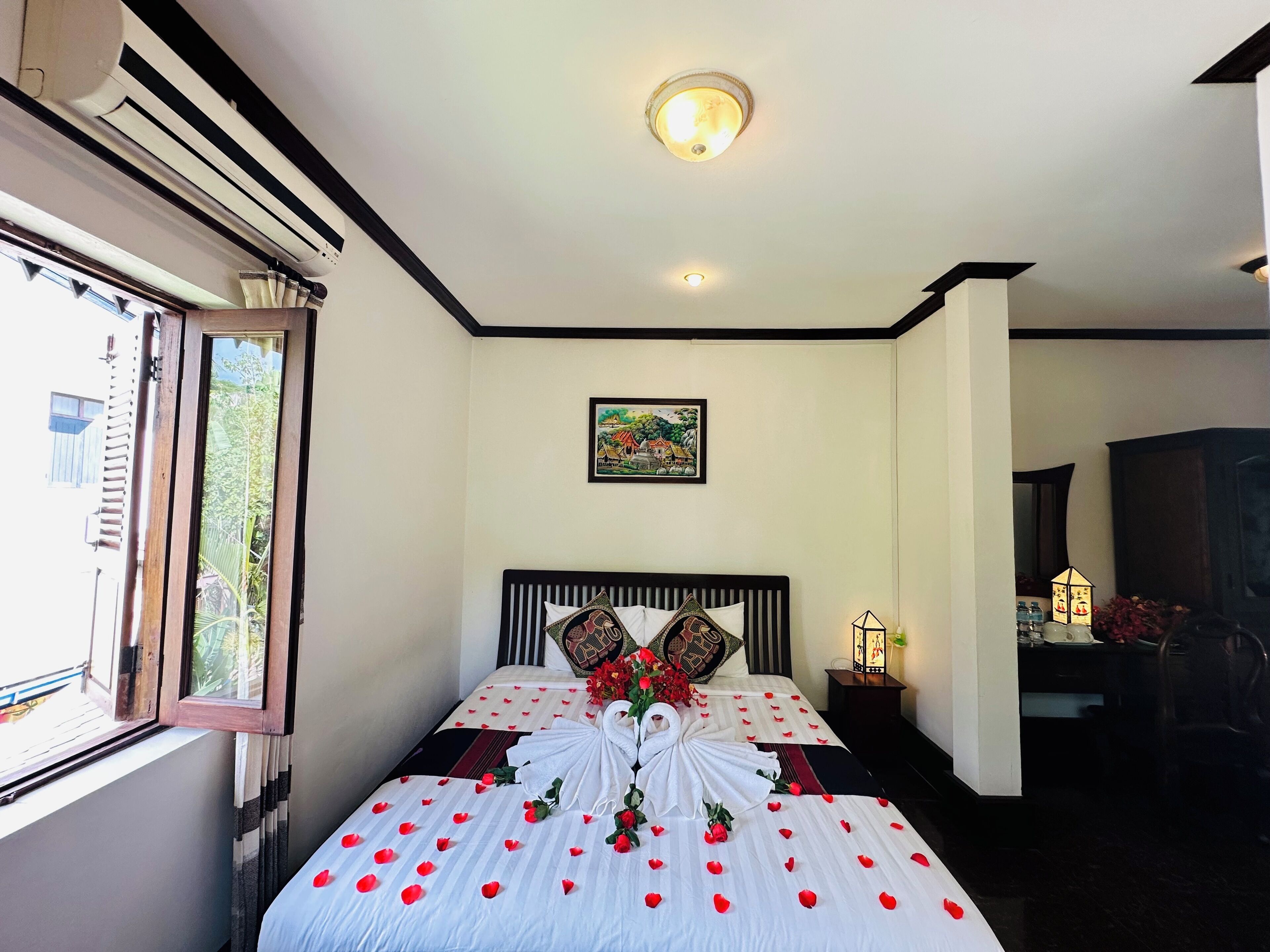 Quarto luxo, 1 cama King | Roupas de cama de algodão egípcio, roupas de cama premium