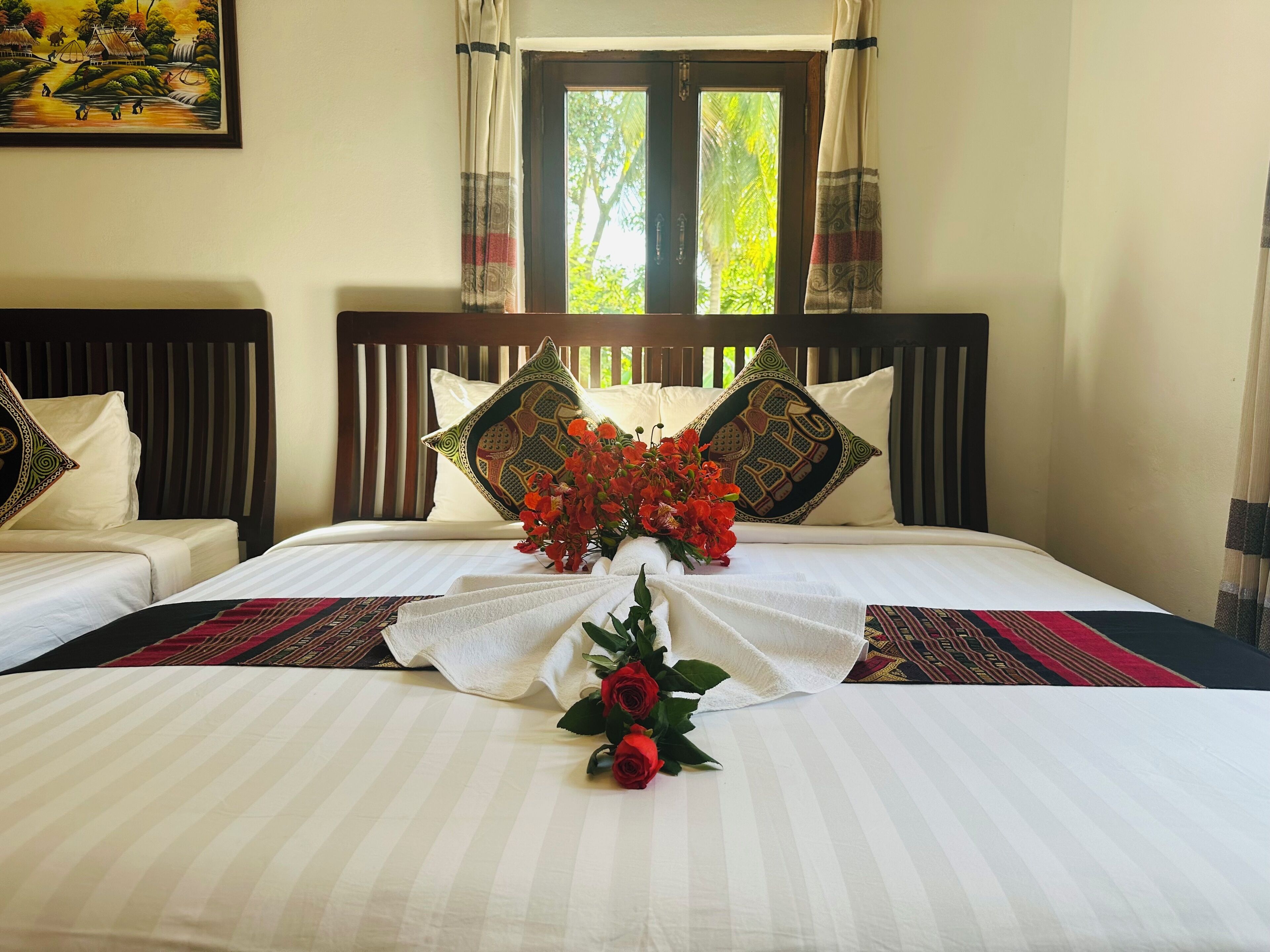 deluxe triple room | egyptian cotton sheets, premium bedding, down duvets, pillow-top beds