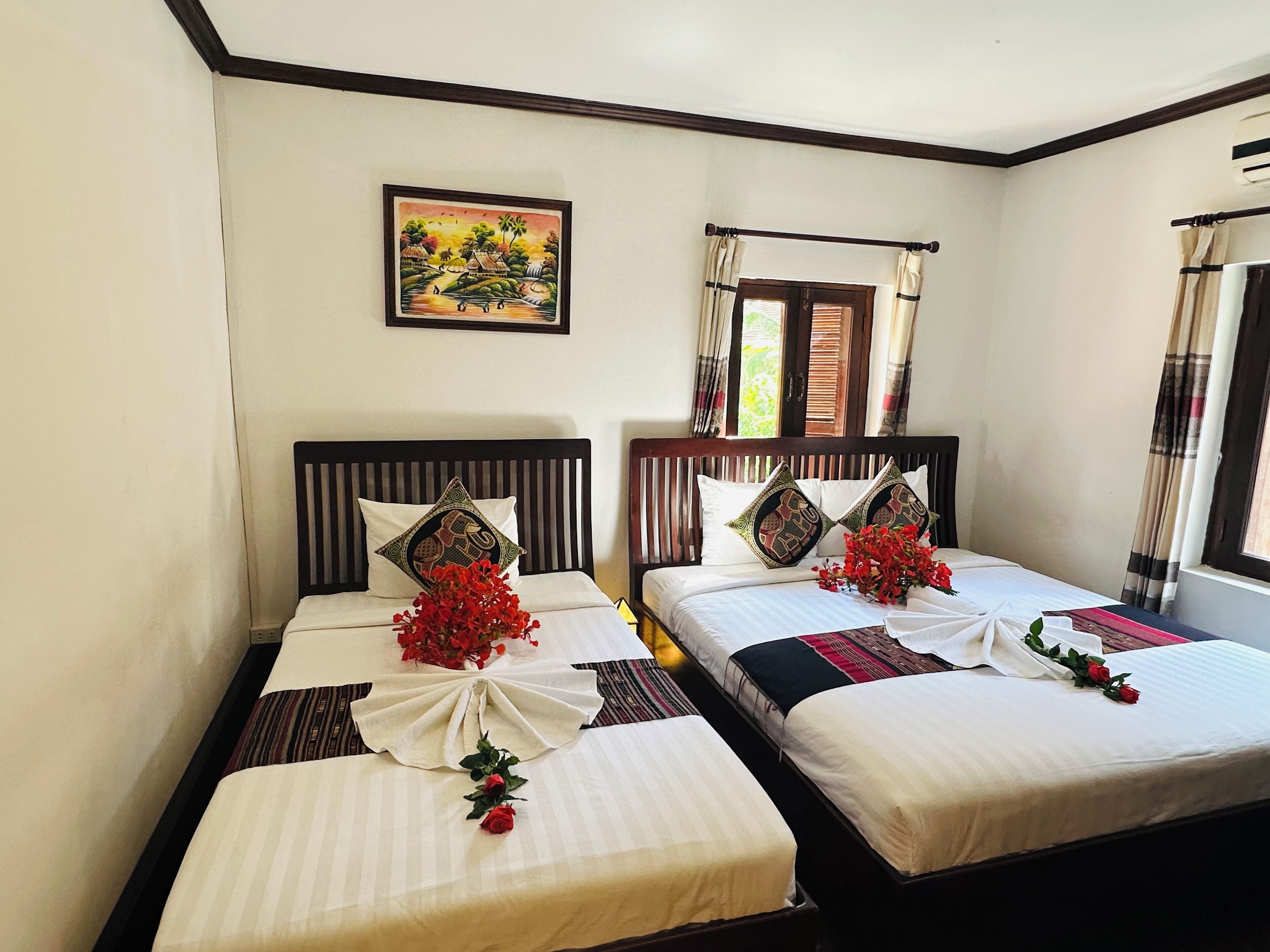 deluxe triple room | egyptian cotton sheets, premium bedding, down duvets, pillow-top beds