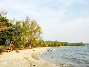 Beach nearby, white sand