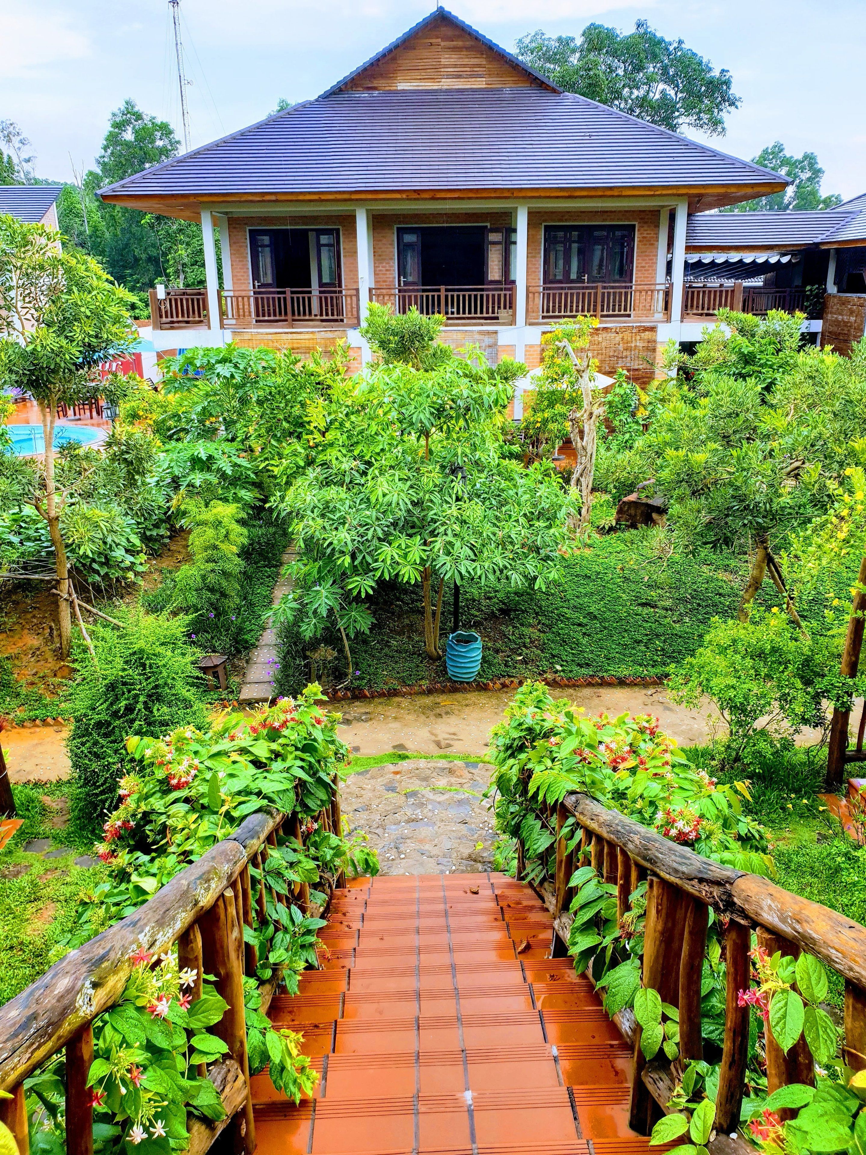 Economy Double or Twin Room, 2 Double Beds | Garden view