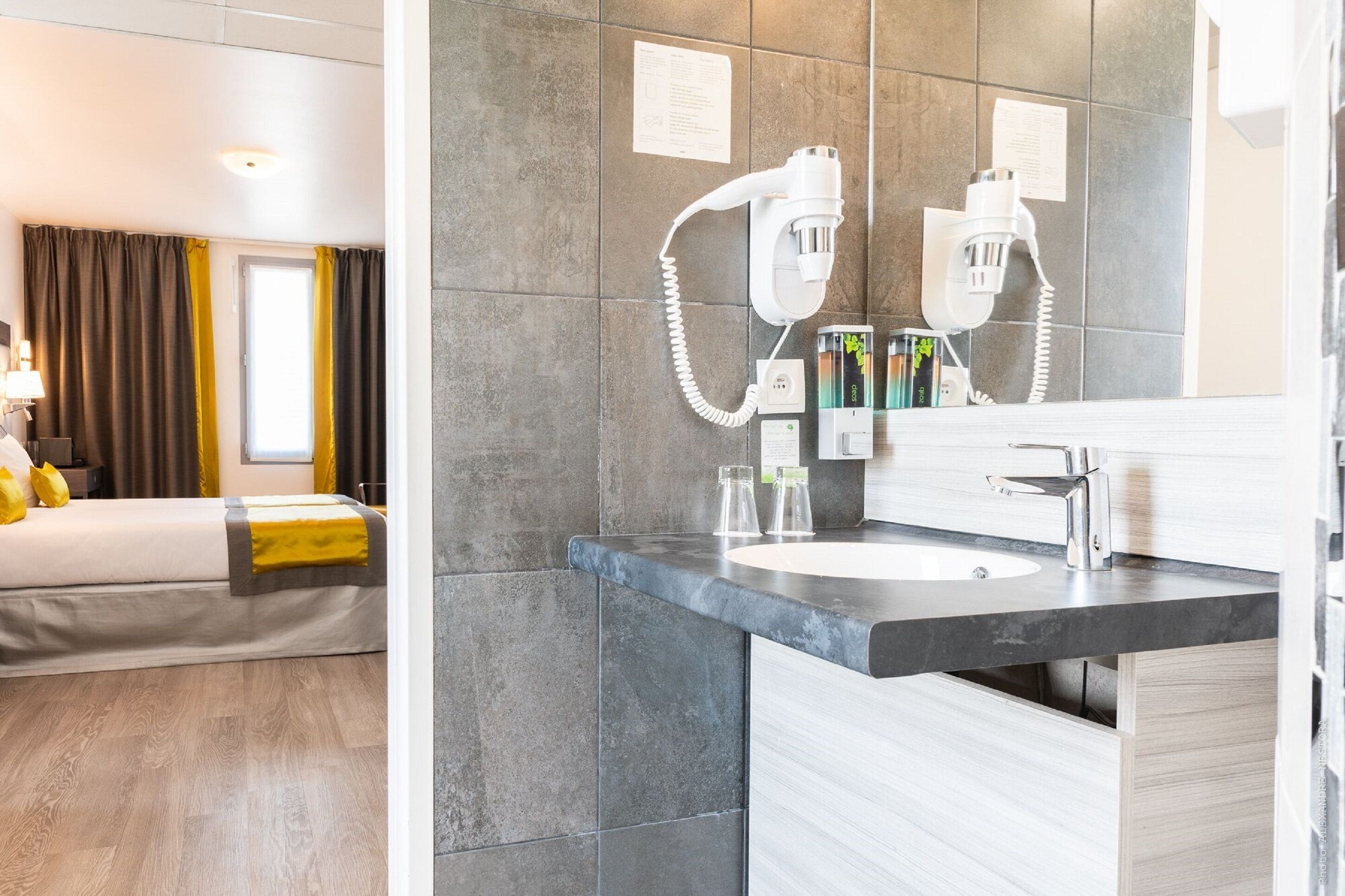 double or twin room | premium bedding, desk, laptop workspace, soundproofing