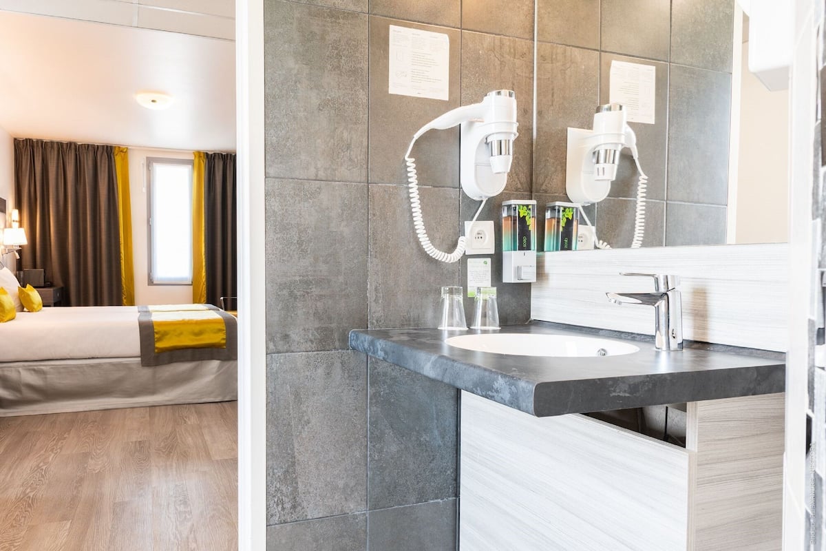 double or twin room | premium bedding, desk, laptop workspace, soundproofing