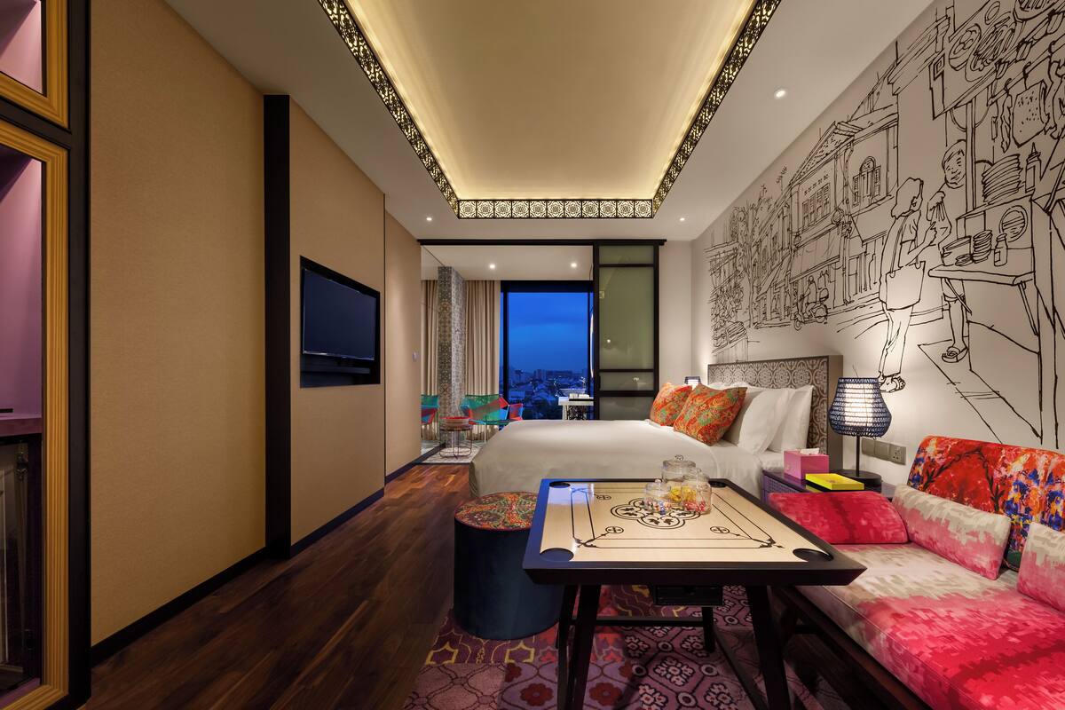 standard room, 1 king bed (heritage view) | view from room