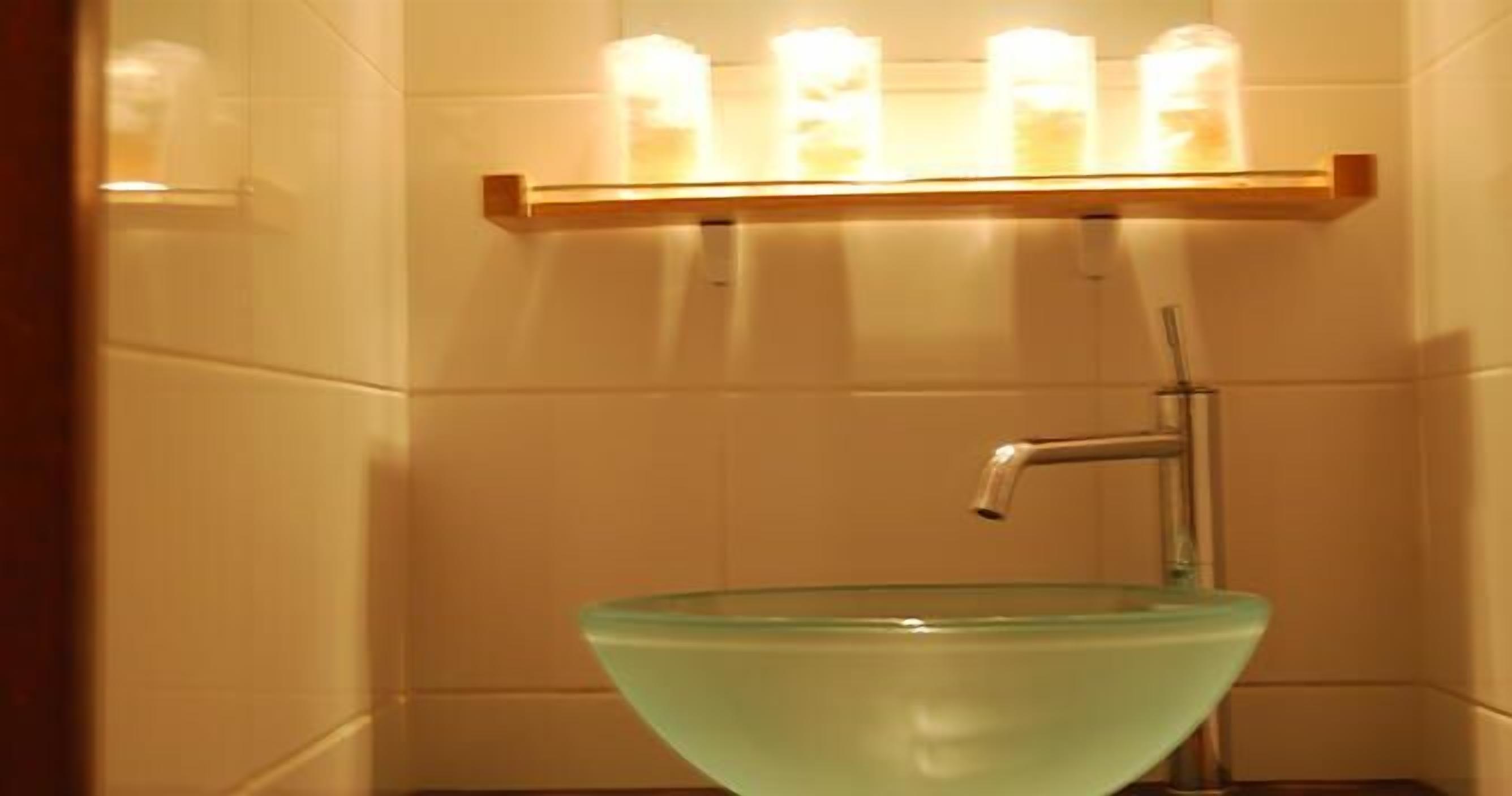 family quadruple room | bathroom sink