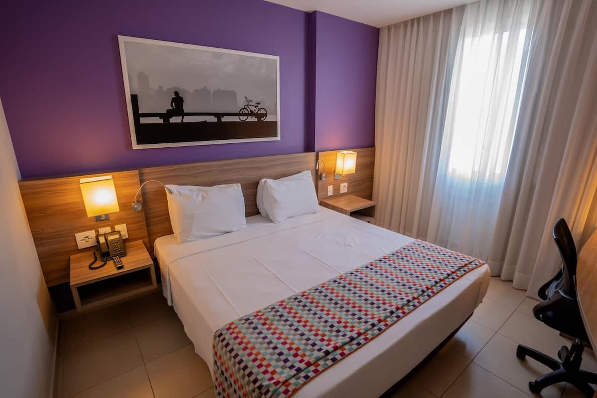 Minibar, in-room safe, blackout drapes, free WiFi