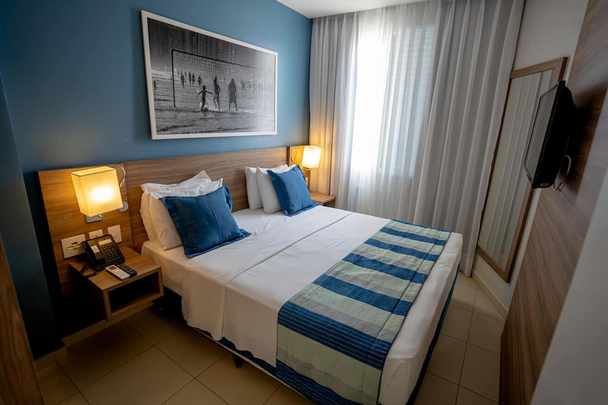 Minibar, in-room safe, blackout drapes, free WiFi