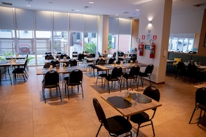 Breakfast, lunch, dinner served; Brazilian cuisine