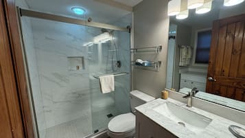 Hair dryer, towels