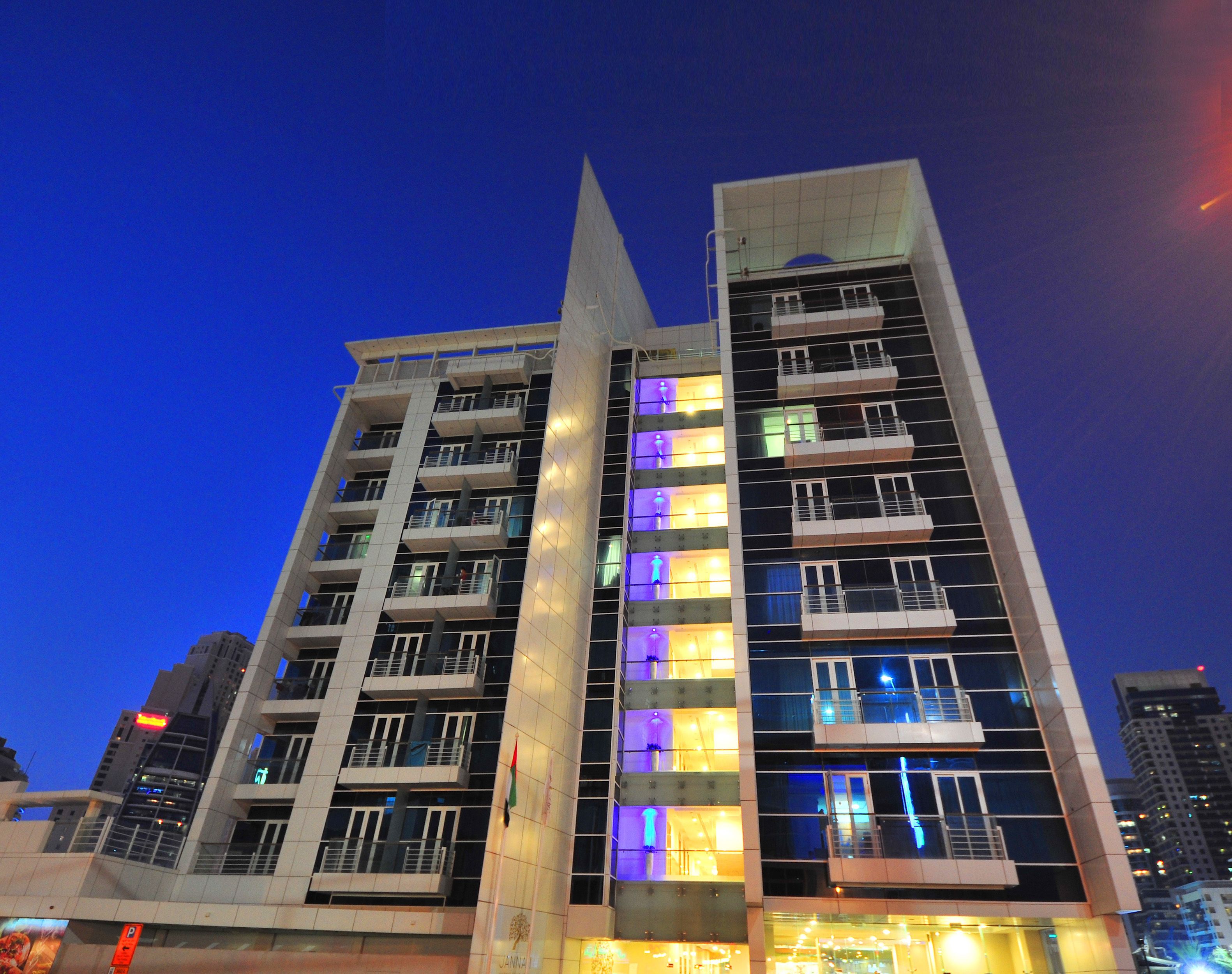 Front of property - evening/night
