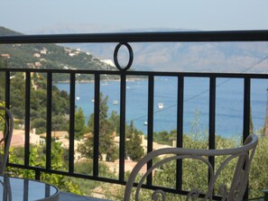 Apartment, 2 Bedrooms, Sea View | Balcony - Barbati Beach Apartments (Corfu)