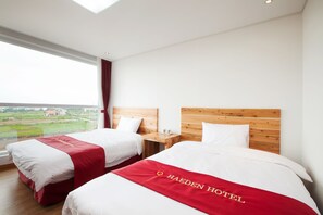 Deluxe Double Room | Premium bedding, soundproofing, free wired Internet