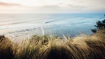Beach nearby, white sand