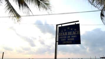 On the beach