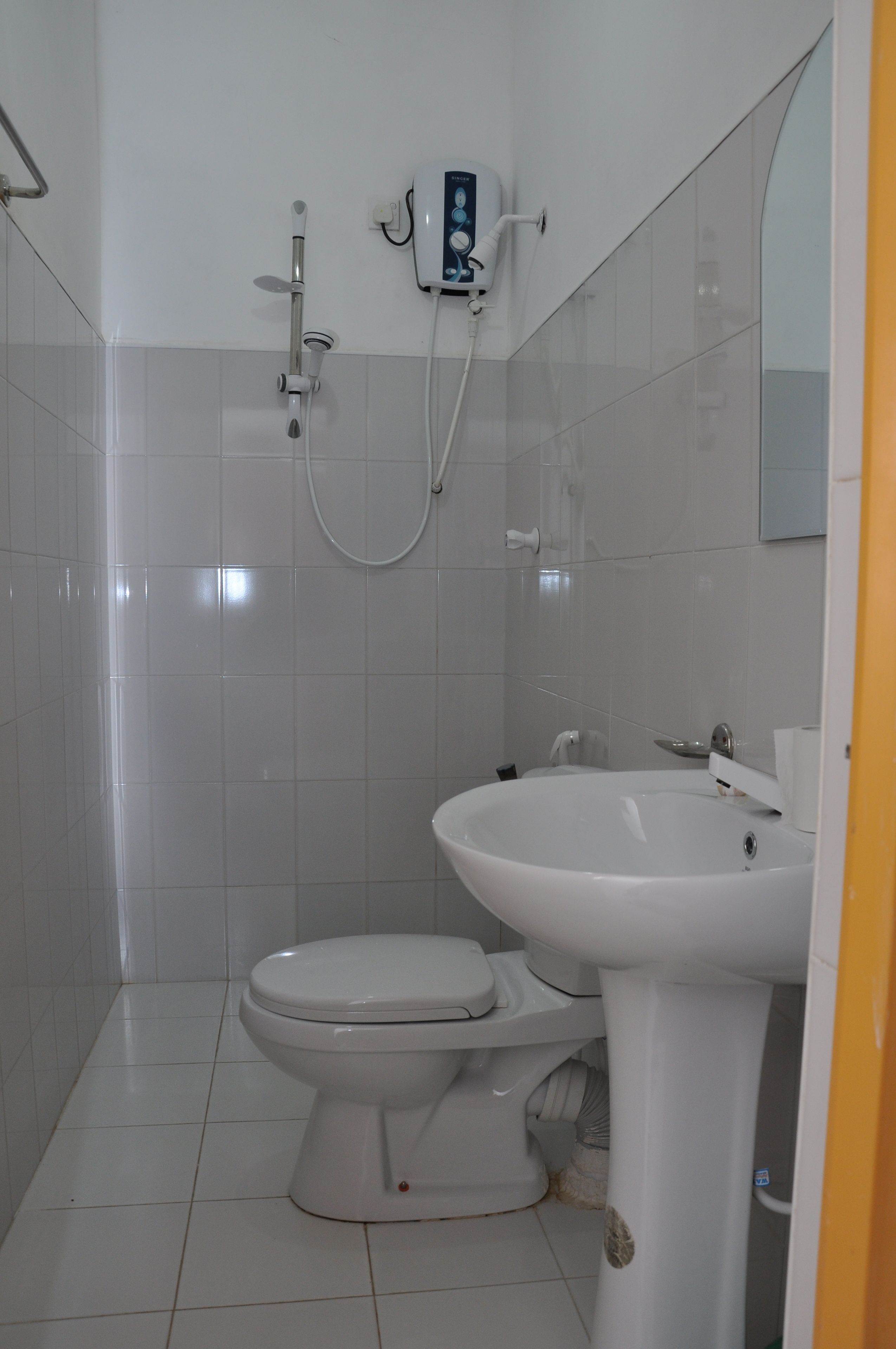 standard room (standard double or twin  with fan) | bathroom | shower, free toiletries