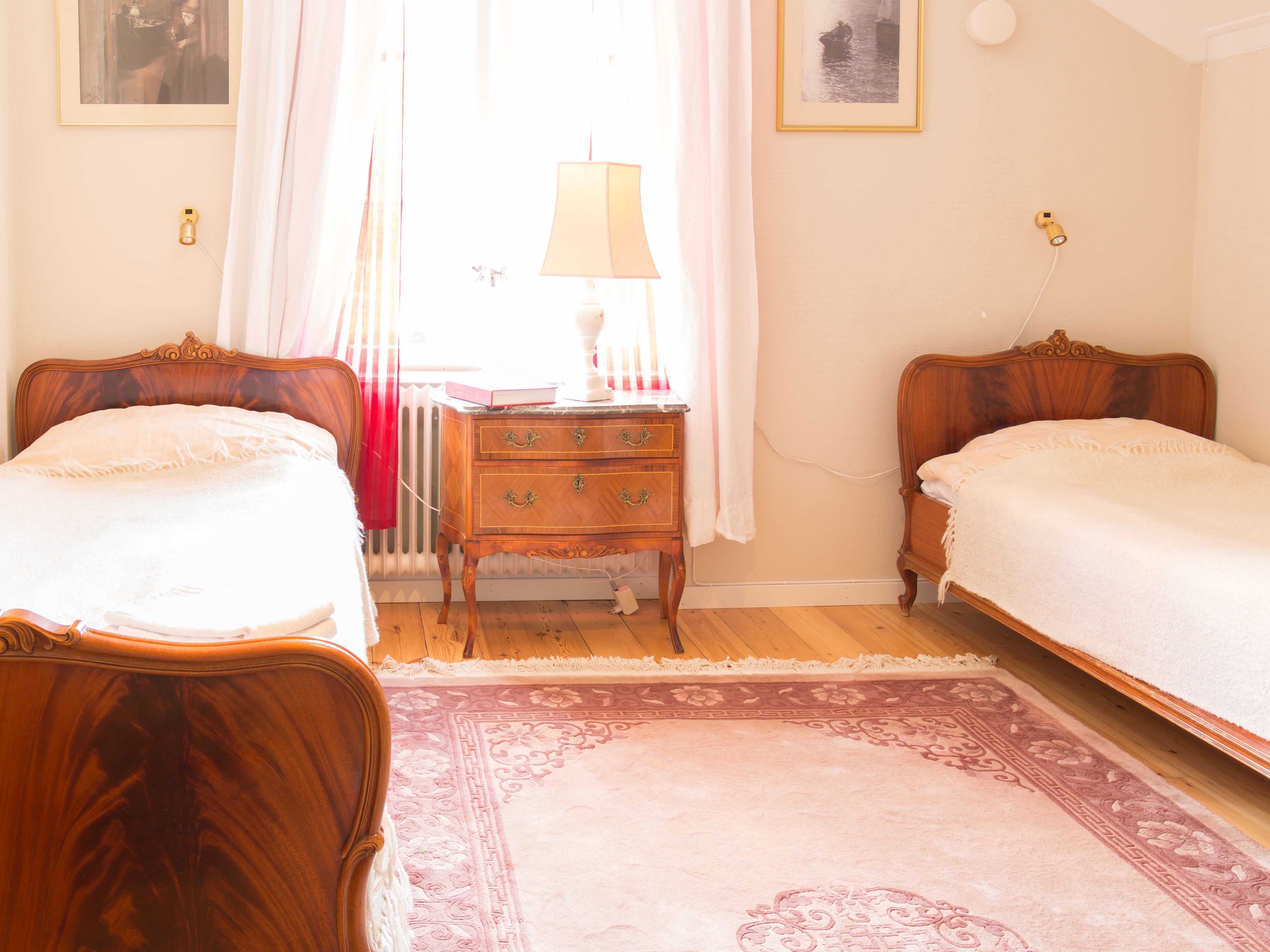 classic double or twin room, shared bathroom | free cots/infant beds, rollaway beds, free wifi, bed sheets