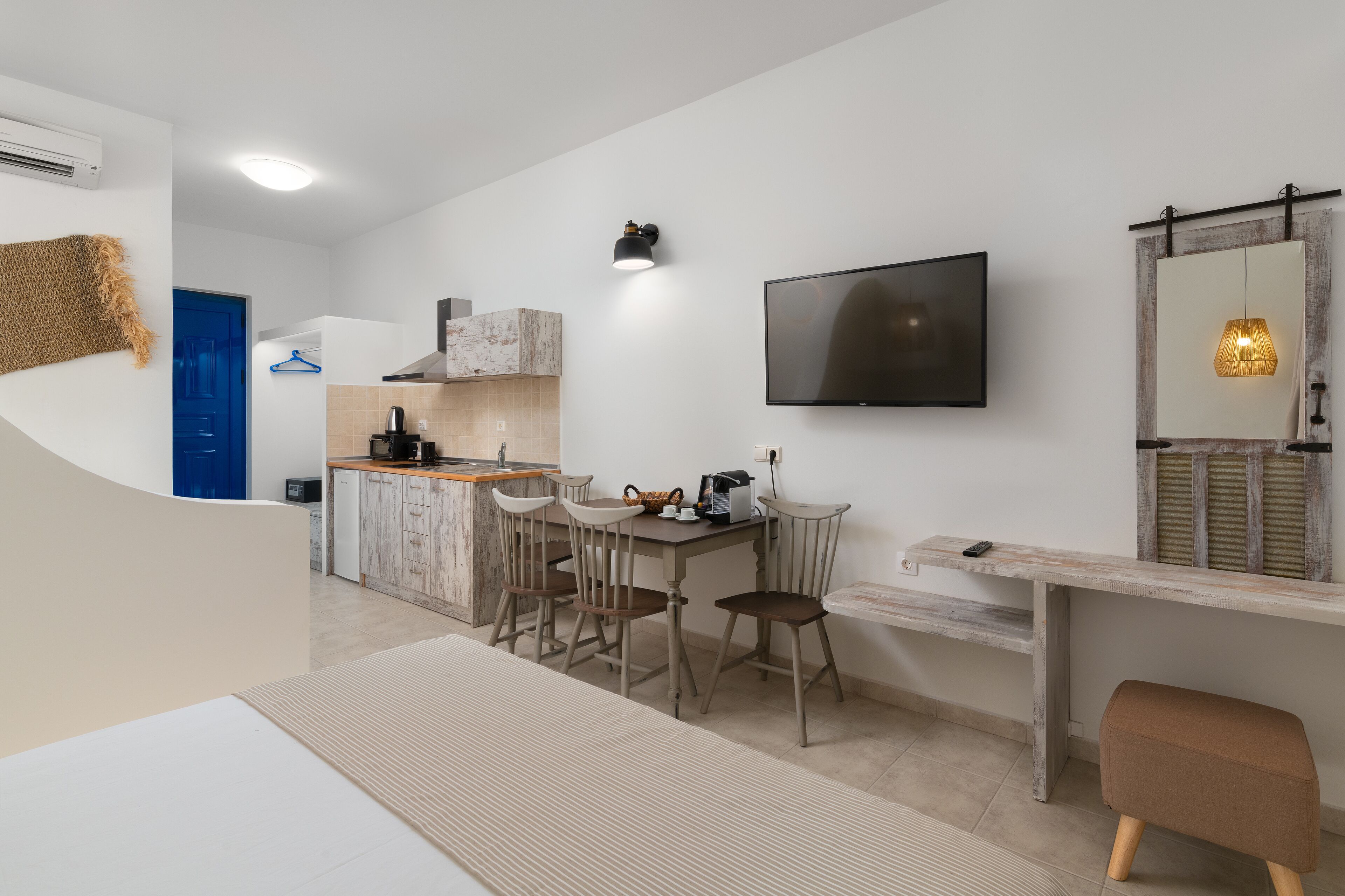 superior lux new renovated with panoramic view and free airport shuttle (a/c included) | private kitchen | fridge, stovetop, coffee/tea maker, electric kettle