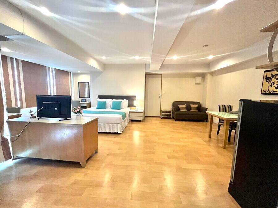 Suíte estúdio, 1 quarto, para não fumantes | Wi-Fi de cortesia, roupa de cama