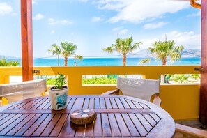 Appartamento, 1 camera da letto, vista mare | Terrazza/patio