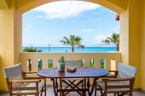 Appartement, 1 slaapkamer, uitzicht op zee | Terras