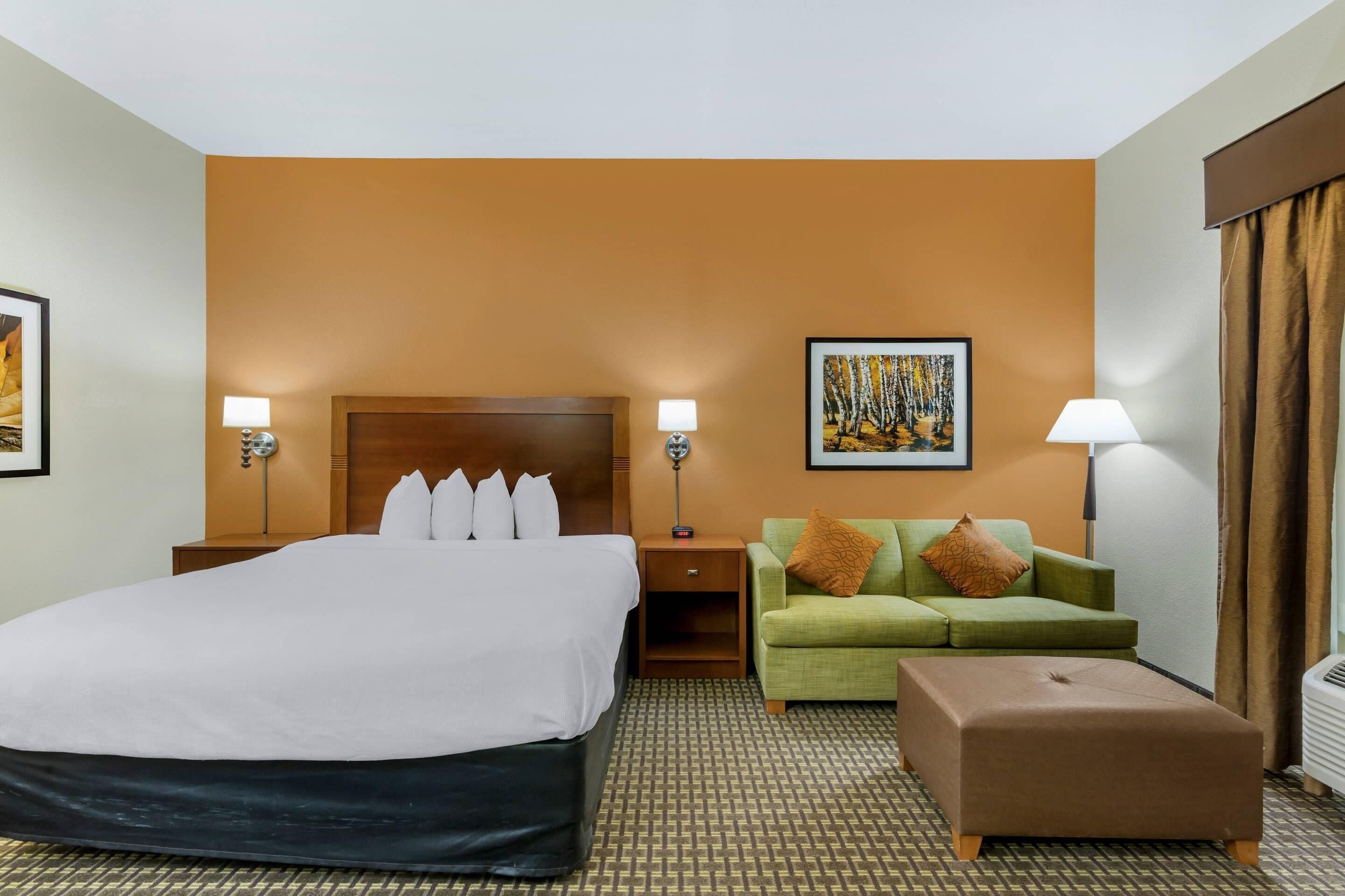 Efficiency, 킹사이즈침대 1개 및 소파베드, 금연 | 고급 침구, 책상, 다리미/다리미판, 무료 WiFi