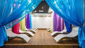 Turkish bath, manicures and pedicures