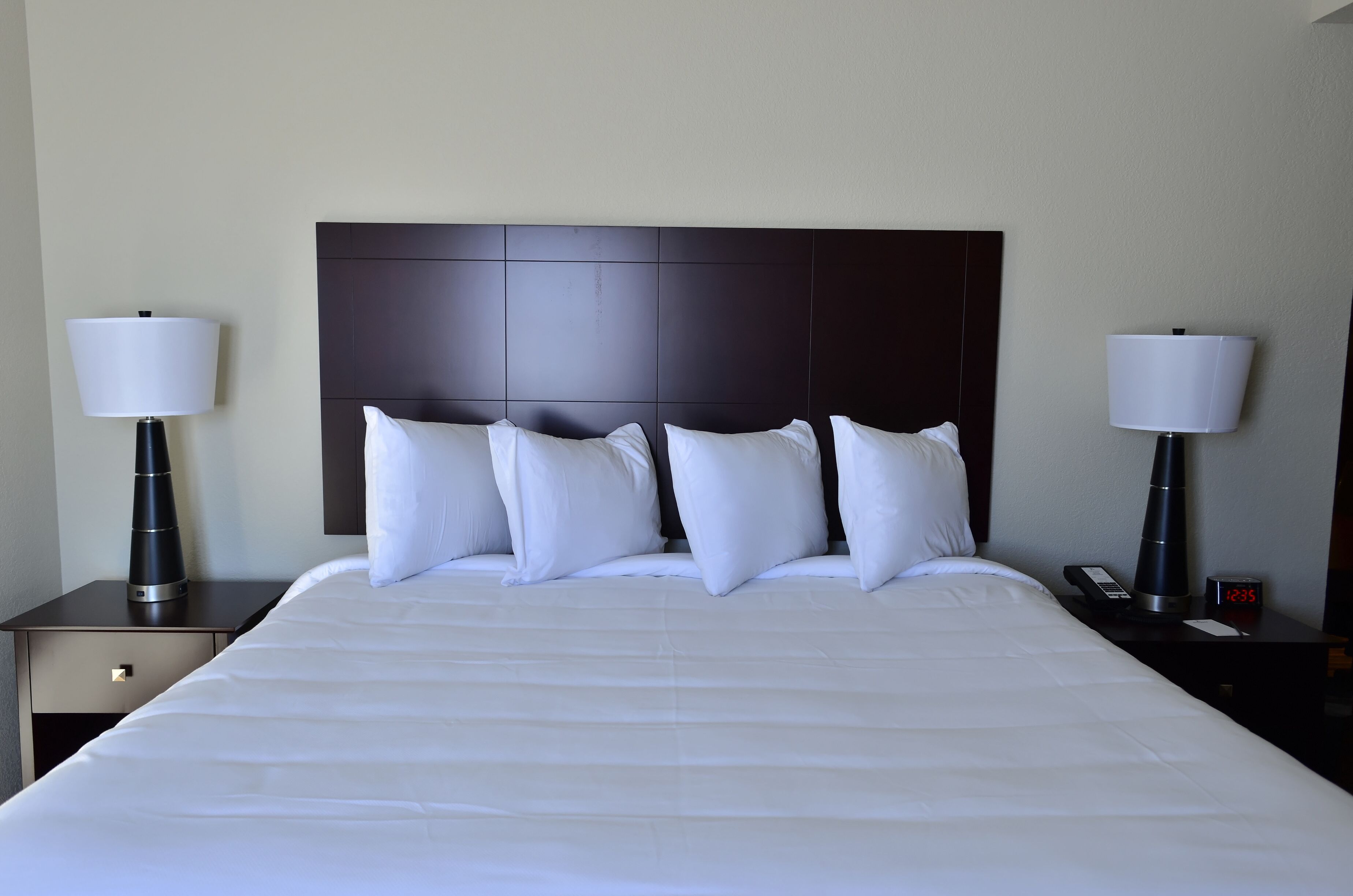 suite, 1 king bed, jacuzzi tub, non smoking | premium bedding, desk, laptop workspace, iron/ironing board