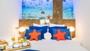 Superior Suite, Terrace, Sea View | Premium bedding, minibar, in-room safe, blackout curtains - Wavia Hotel - Adults Only (Las Palmas de Gran Canaria)