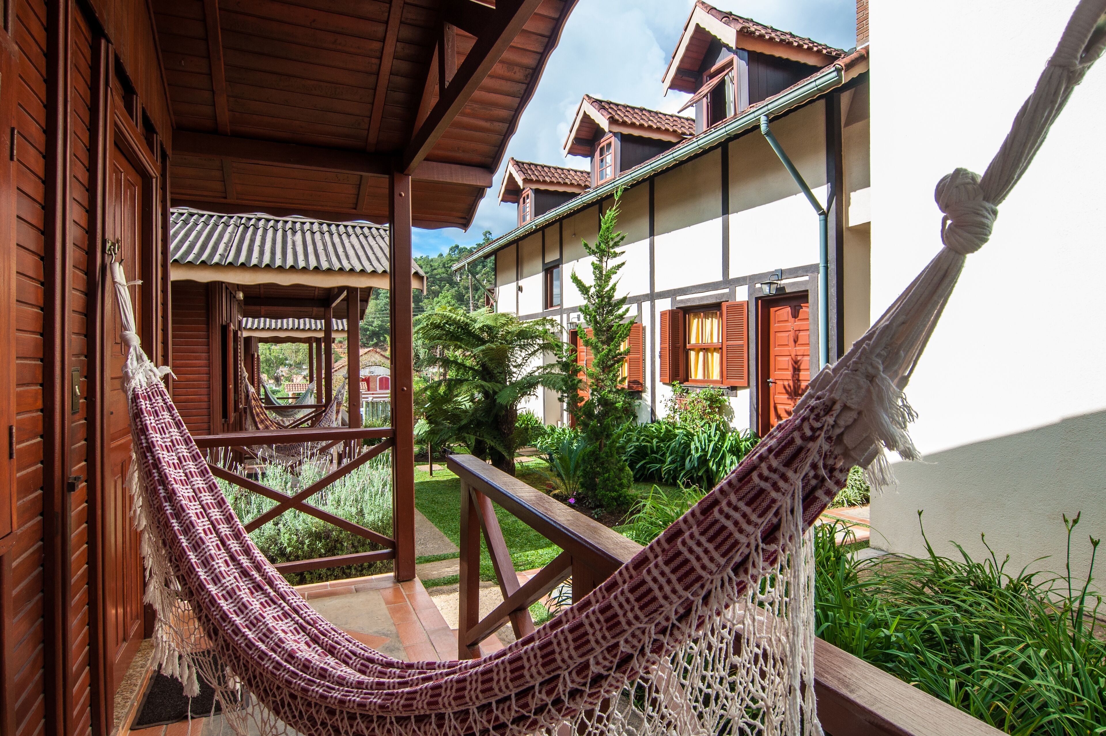 Uitzicht vanaf balkon