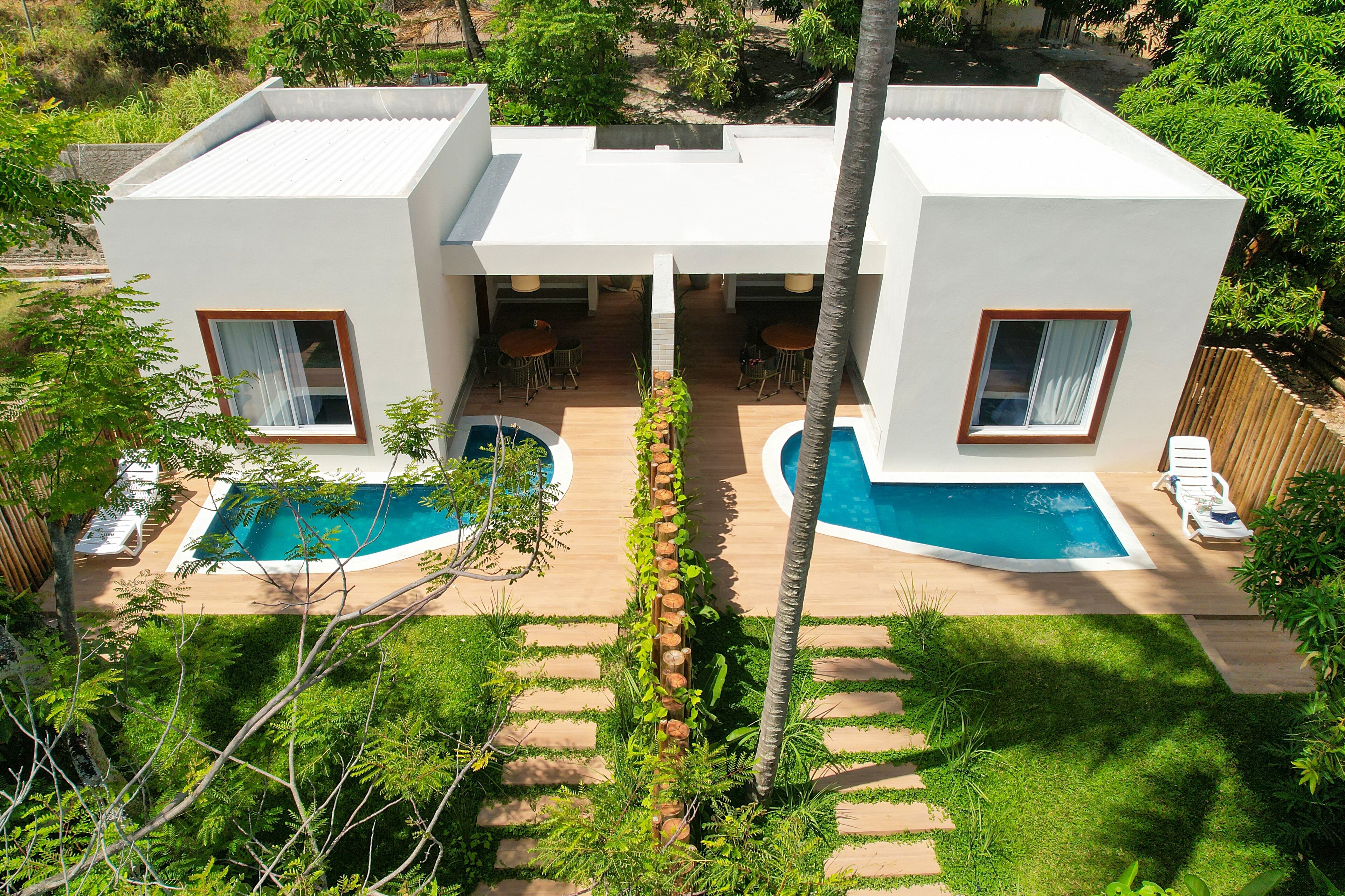 Grand Suíte Jardim com Piscina Privativa | Literie de qualité supérieure, minibar, fer et planche à repasser