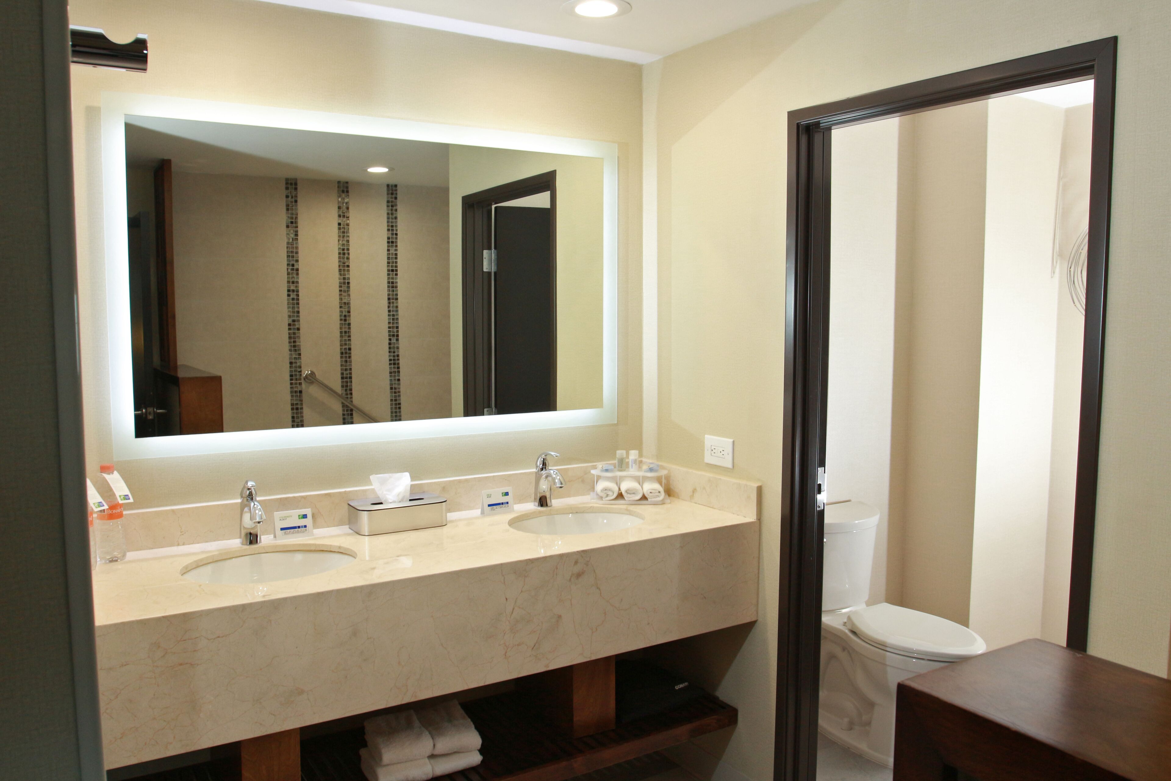 Suite, 1 cama King size (Additional Living Area) | Baño | Regadera, secadora de cabello, toallas 