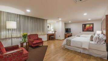 In-room safe, desk, blackout curtains, iron/ironing board