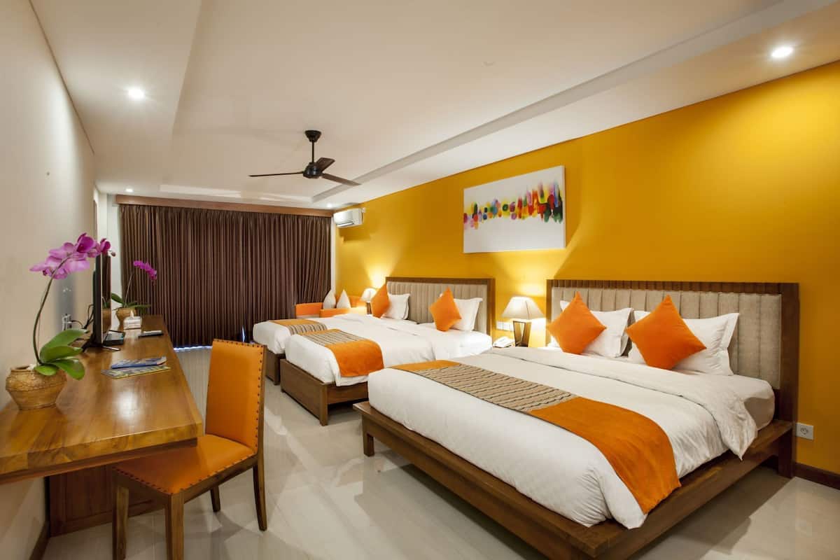 Ropa de cama de alta calidad y minibar
