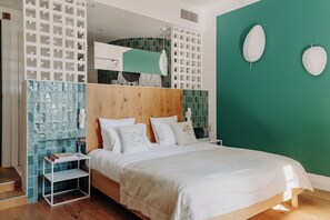 Premium bedding, pillow-top beds, in-room safe, individually decorated