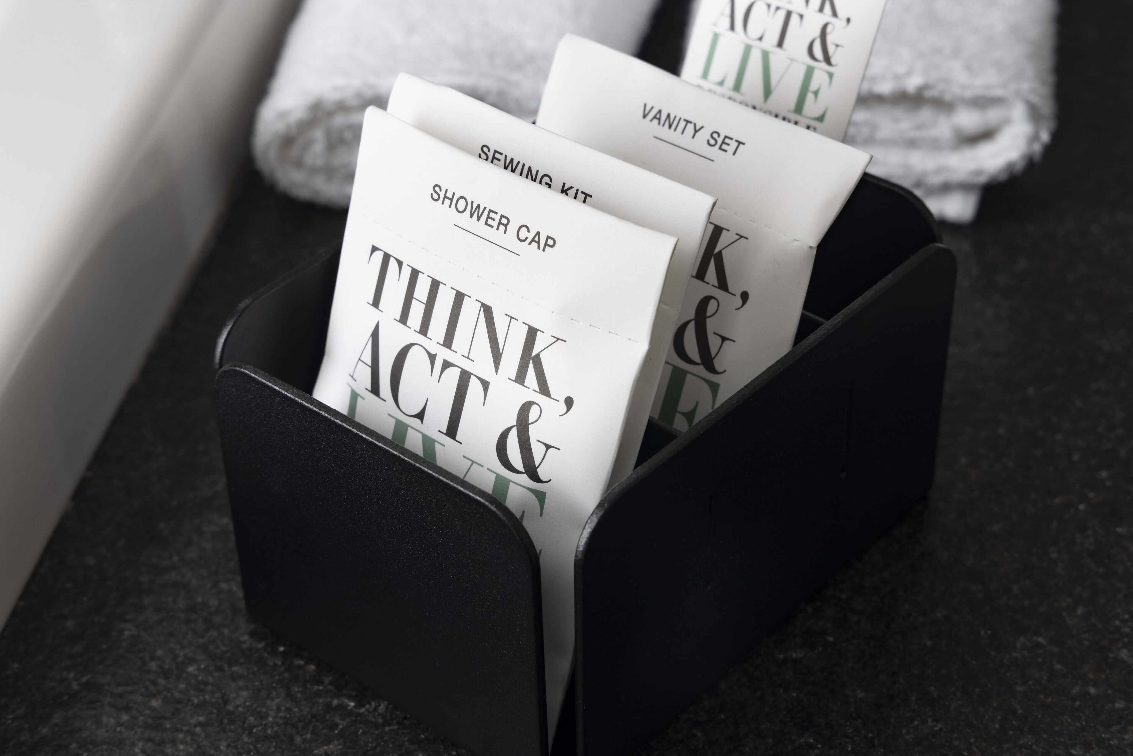 executive room | bathroom | designer toiletries, hair dryer, bathrobes, slippers